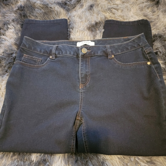 D. Jeans New York SZ 16 Cropped‎ Denim Jeans - Picture 4 of 7